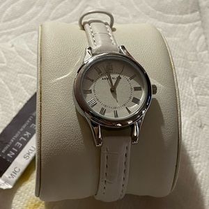 Anne Klein Small Wrist Watch White Band